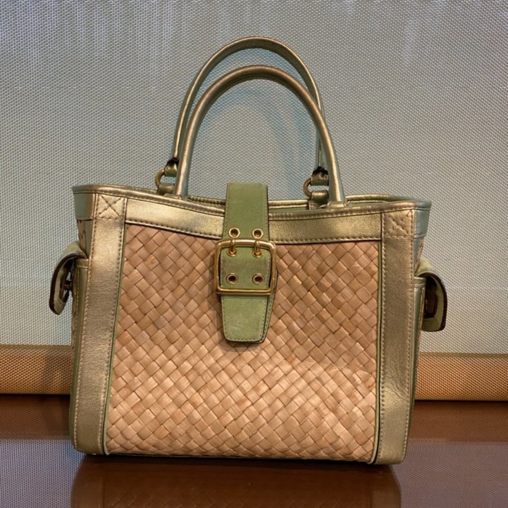 Coach Woven Handbag